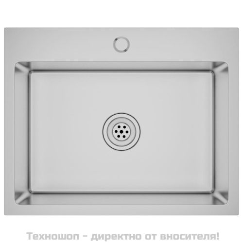 Ръчно изработена кухненска мивка, неръждаема стомана