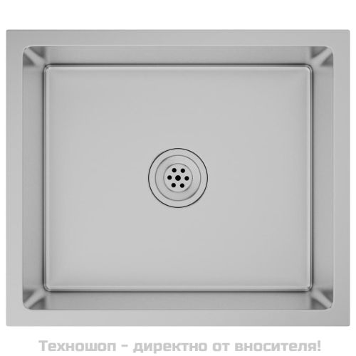 Ръчно изработена кухненска мивка, неръждаема стомана