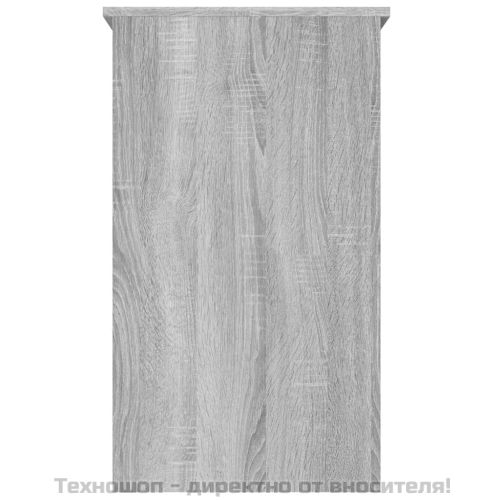 Бюро, сив сонома, 90x45x76 см, инженерно дърво
