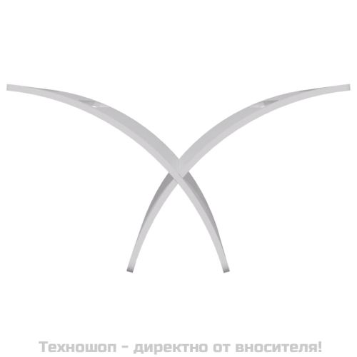 Дървена поставка за списания, подова, бяла