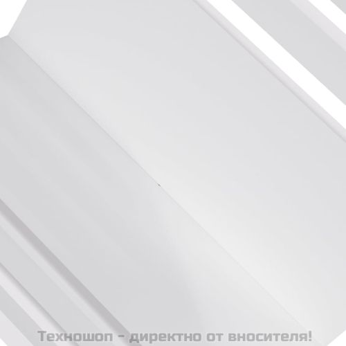 Дървена поставка за списания, подова, бяла