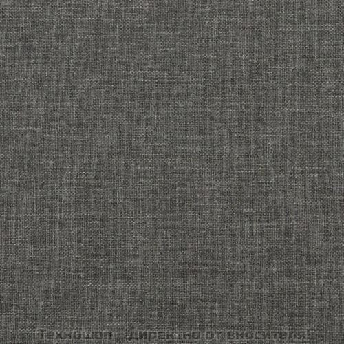 Боксспринг легло с матрак, тъмносиво, 180x200 см, плат