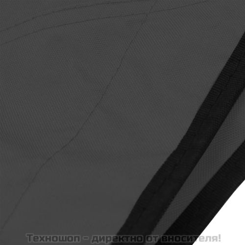 Тента за лодка, 4 дъги, антрацит, 243x210x137 см