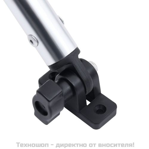 Тента за лодка, 2 дъги, антрацит, 180x150x110 см