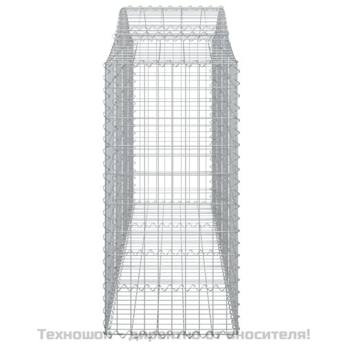 Габионни кошници арка 9 бр 200x50x100/120 см поцинковано желязо