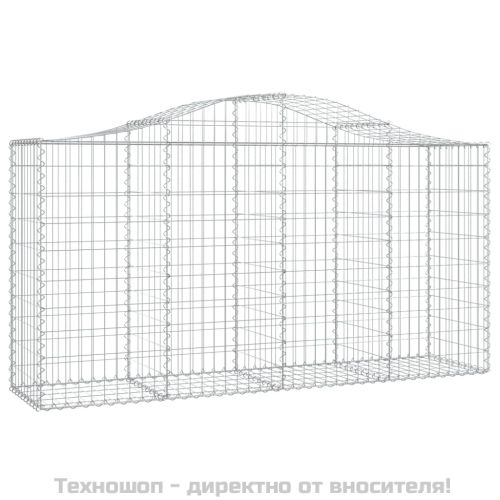 Габионни кошници арка 30 бр 200x50x100/120см поцинковано желязо