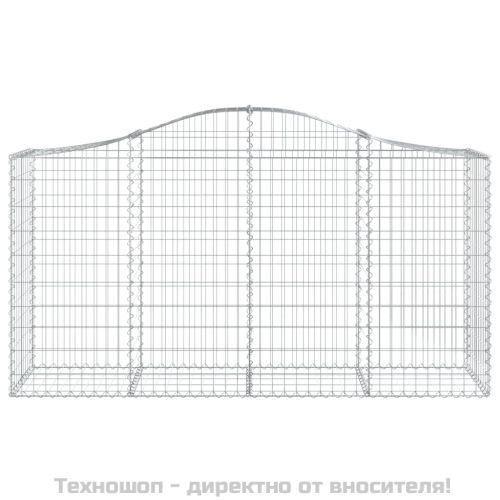 Габионни кошници арка 30 бр 200x50x100/120см поцинковано желязо