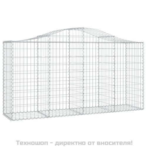 Габионни кошници арка 40 бр 200x50x100/120см поцинковано желязо