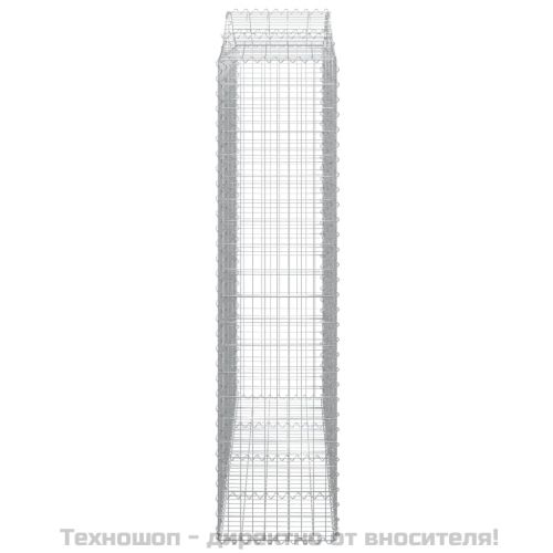 Габионни кошници арка 2 бр 200x50x200/220 см поцинковано желязо