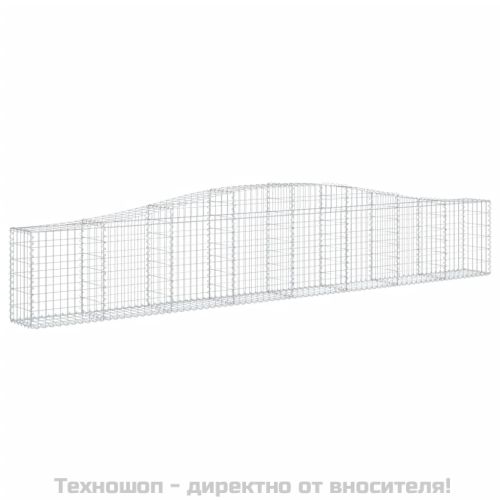 Габионни кошници арка 9 бр 400x30x60/80 см поцинковано желязо