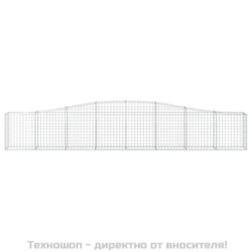 Габионни кошници арка 9 бр 400x30x60/80 см поцинковано желязо