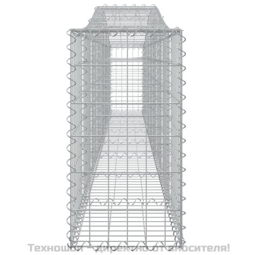 Габионни кошници арка 9 бр 400x30x60/80 см поцинковано желязо