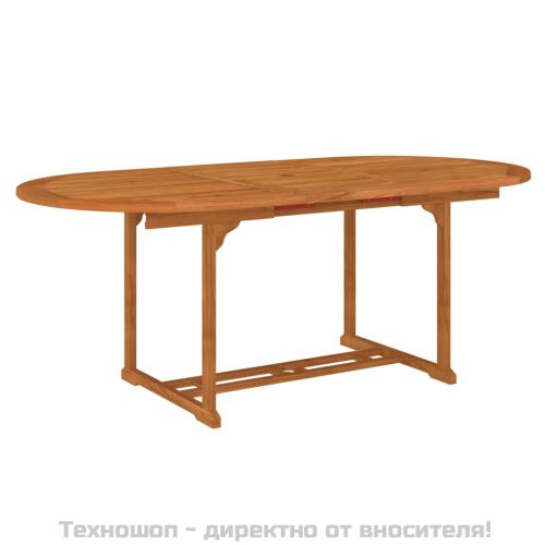 Градинска маса, 200x100x75 см, евкалиптово дърво масив