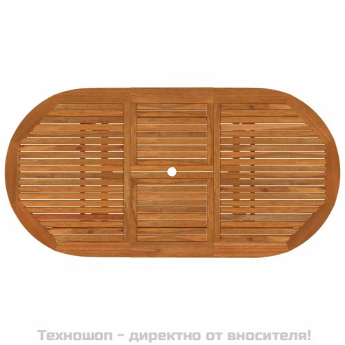 Градинска маса, 200x100x75 см, евкалиптово дърво масив