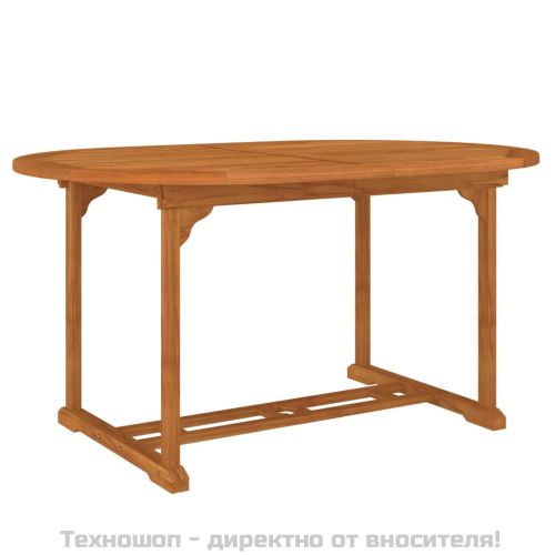 Градинска маса, 200x100x75 см, евкалиптово дърво масив