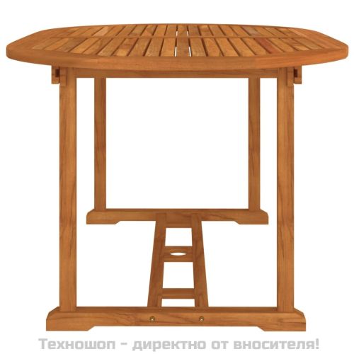 Градинска маса, 200x100x75 см, евкалиптово дърво масив