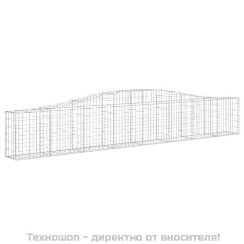 Габионни кошници арка 3 бр 400x30x60/80 см поцинковано желязо