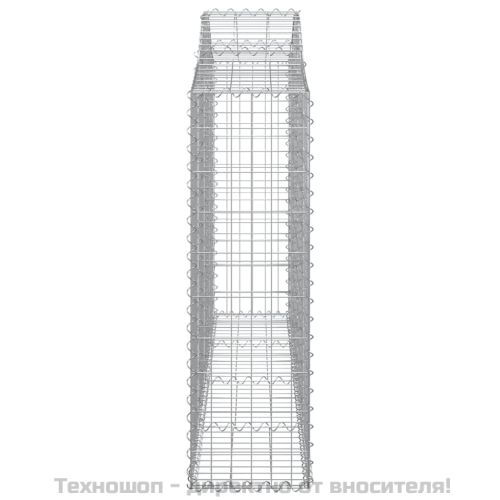 Габионни кошници арка 8 бр 200x30x100/120 см поцинковано желязо