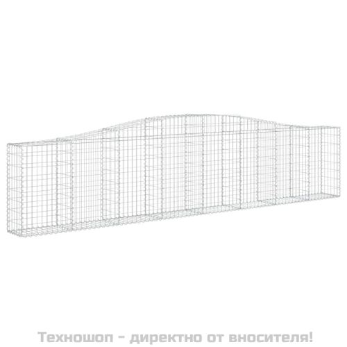 Габионни кошници арка 5 бр 400x30x80/100 см поцинковано желязо