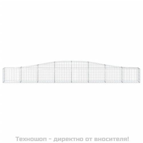 Габионни кошници арка 5 бр 400x30x40/60 см поцинковано желязо