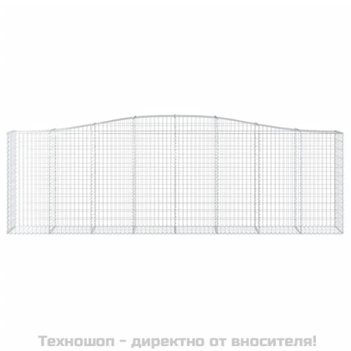 Габионни кошници арка 9 бр 400x50x120/140 см поцинковано желязо