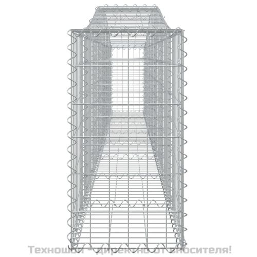 Габионни кошници арка 6 бр 400x30x60/80 см поцинковано желязо