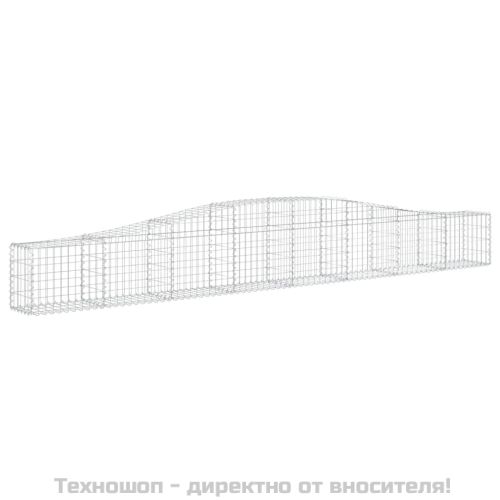 Габионни кошници арка 6 бр 400x30x40/60 см поцинковано желязо