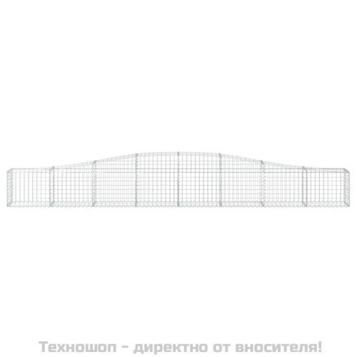 Габионни кошници арка 6 бр 400x30x40/60 см поцинковано желязо