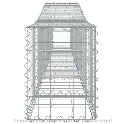 Габионни кошници арка 6 бр 400x30x40/60 см поцинковано желязо
