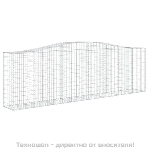 Габионни кошници арка 8 бр 400x50x120/140 см поцинковано желязо