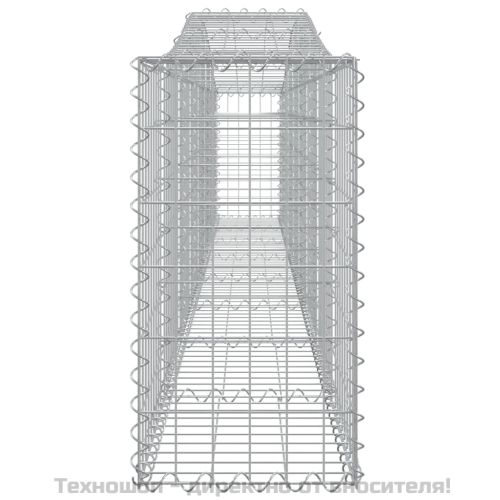 Габионни кошници арка 7 бр 400x30x60/80 см поцинковано желязо