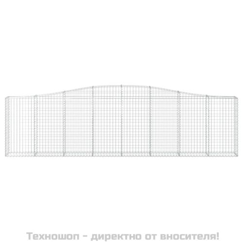 Габионни кошници арка 10 бр 400x30x100/120см поцинковано желязо
