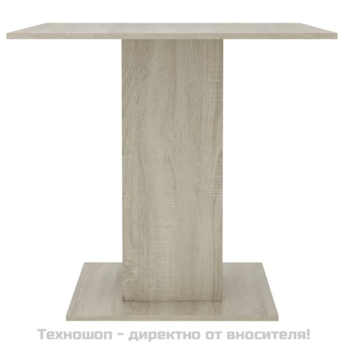 Трапезна маса, дъб сонома, 80x80x75 см, ПДЧ