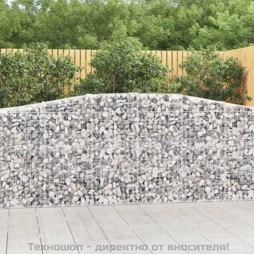 Габионни кошници арка 8 бр 400x50x100/120 см поцинковано желязо