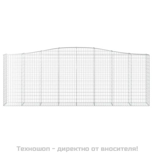 Габионни кошници арка 6 бр 400x50x140/160 см поцинковано желязо