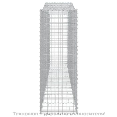 Габионни кошници арка 6 бр 400x50x140/160 см поцинковано желязо