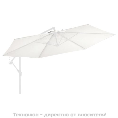 Резервно платно за чадър Пясъчно бяло 350 см