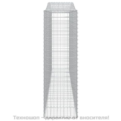 Габионни кошници арка 3 бр 400x50x160/180 см поцинковано желязо