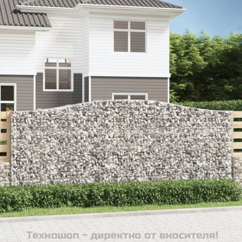 Габионни кошници арка 7 бр 400x50x160/180 см поцинковано желязо