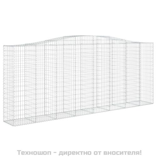 Габионни кошници арка 4 бр 400x50x160/180 см поцинковано желязо