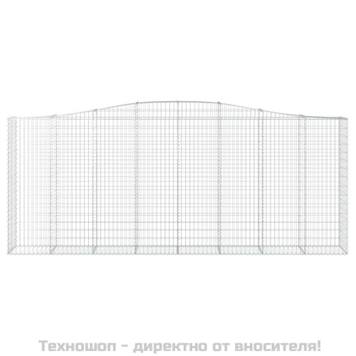 Габионни кошници арка 4 бр 400x50x160/180 см поцинковано желязо