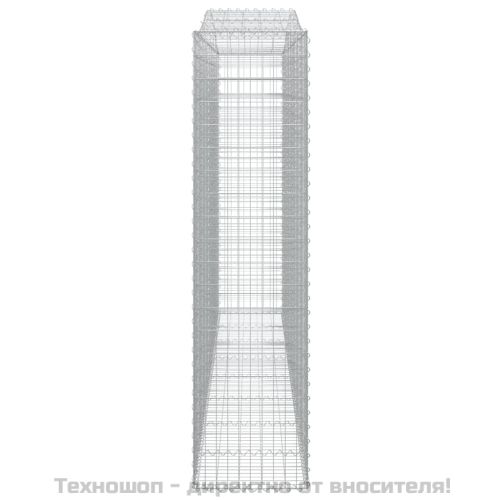 Габионни кошници арка 2 бр 400x50x200/220 см поцинковано желязо