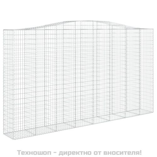 Габионни кошници арка 3 бр 400x50x220/240 см поцинковано желязо