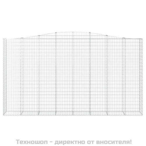 Габионни кошници арка 3 бр 400x50x220/240 см поцинковано желязо