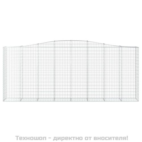 Габионни кошници арка 2 бр 400x50x160/180 см поцинковано желязо