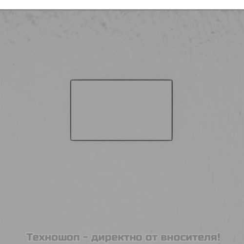 Душ корито, SMC, сиво, 90x70 см