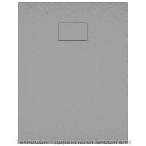 Душ корито, SMC, сиво, 90x70 см