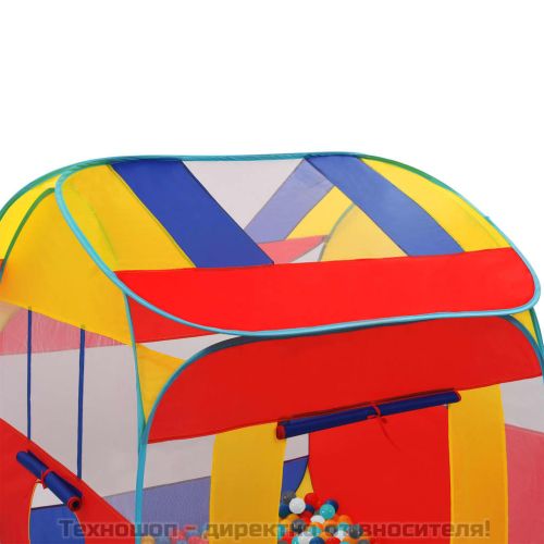 Палатка за игра с 550 топки 123x120x126 см