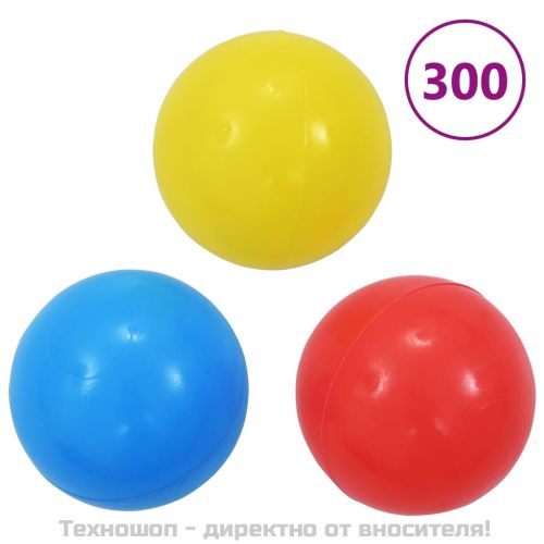 Палатка за игра с 550 топки 123x120x126 см