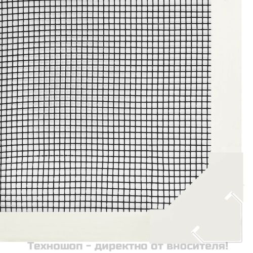 Магнитна мрежа против насекоми за прозорци, бяла, 120x140 см